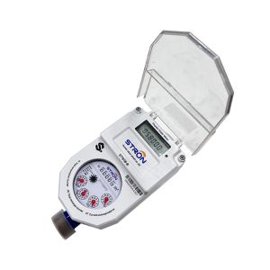IP68 Smart Water Flow Meter , R100 Prepayment Water Meter