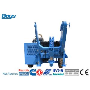 China Power Line 77kw 103hp Diesel 40kN Hydraulic Cable Puller Machine on sale