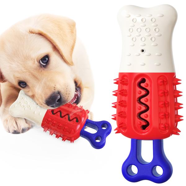 Quality Ice Lolly Dog Chew Toy Brushes Teeth Floatable TPR ABS Material wholesale