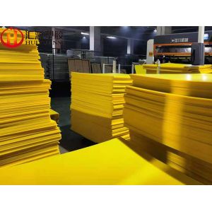 ISO14001 Reusable Durable Yellow Corrugated Plastic Sheets