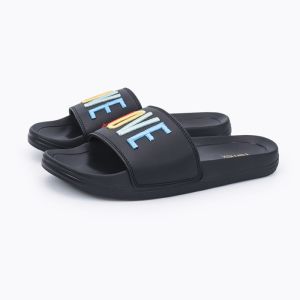Ladies Black Breathable 36EU EVA Slide Sandal With Open Toe
