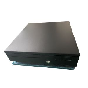 Metal ABC Plastic Cash Drawer RJ45/RJ11 Interface Port for POS Terminal Grey