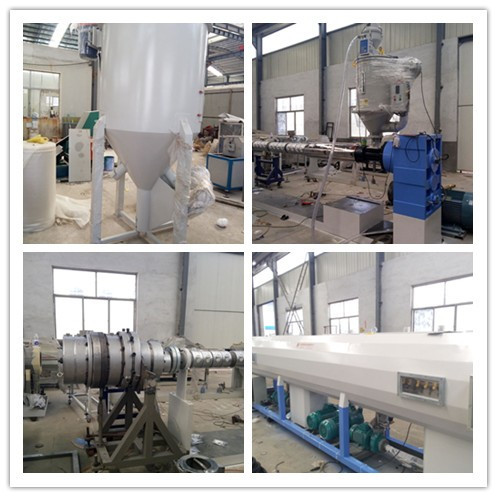Quality PE / PPR / PERT Cool and Hot Water Plastic Pipe Extrusion Line Single Screw wholesale
