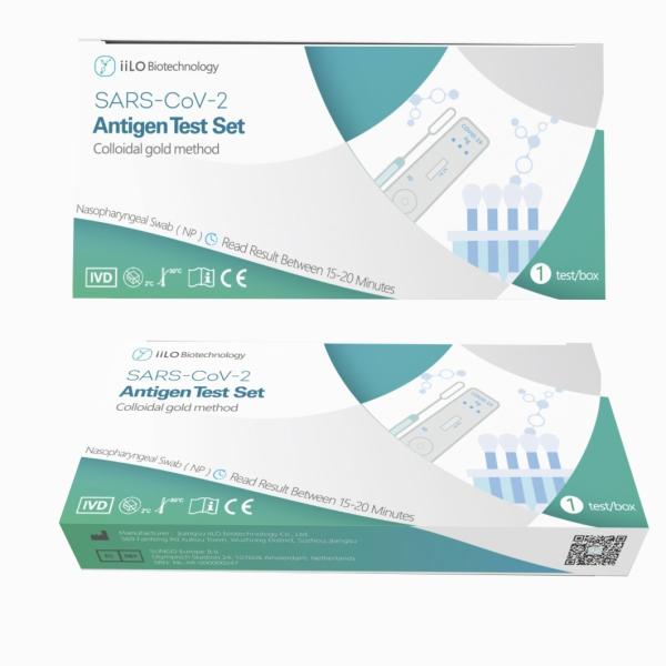 Class III 2 Years Shelf Life SARS-CoV-2 Antigen Test Set Nasopharyngeal Swab 1