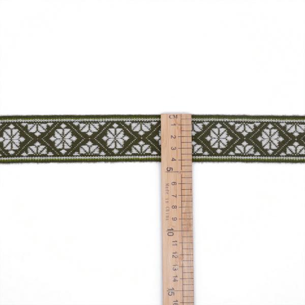 KJ20034 Garment Poly Jacquard Woven Ribbon 4.2cm