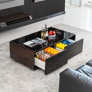 Smart Refrigerator Double Door Smart Furniture with 220V Voltage Smart Coffee