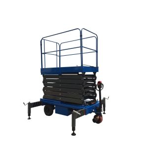 3Kw with 450Kg Loading Reaching Height 12m Motorized Scissor Lift