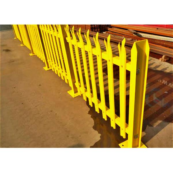 Powder Coated Steel Palisade Fencing For House