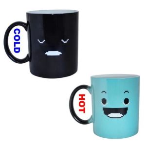 Custom Black Color Changing Magic Heat Transfer Reactive Mug FOR BOYS