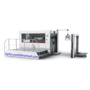 Automatic Carton Box Manufacturing Machine / Flat Bed Die Cutting Machine