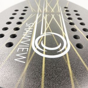 Fiberglass Beach Paddle Ball Racket 12K Eva 13 Carbon Fiber Padel Racket