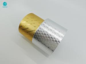 Cheap Custom Pattern Embossing 58gsm Aluminum Foil Paper For Cigarette Package for sale