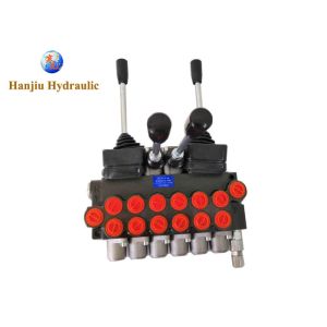 6P40 Joystick Hydraulic Directional Valve 40lpm Manual Control Valve Interchange