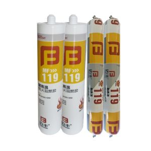 High Temperature Silicone Fireproof Sealant White 350 Fire Stop