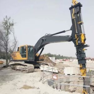 Soild Construction Space Telescopic Clamshell Excavator Long Reach Attachment