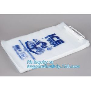 1kg 2kgIce Cube Frozen Bag, 10 lb Ice Bags on Wicket, bag with nylon drawstring