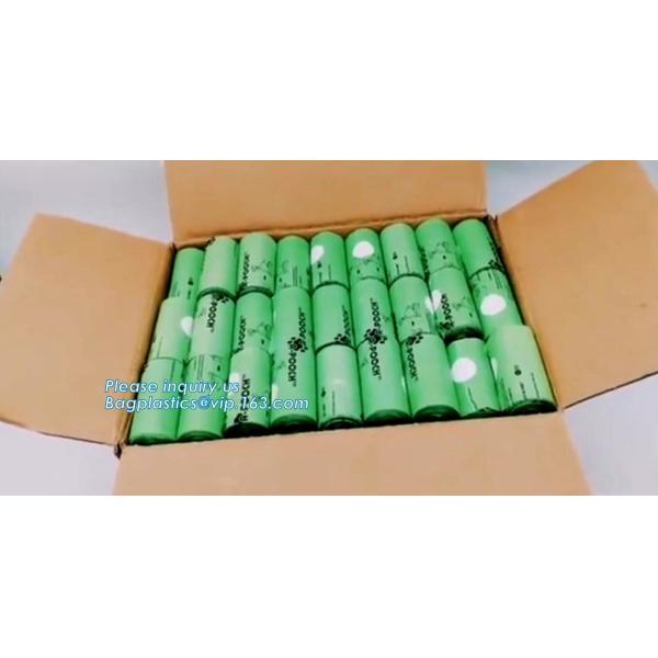Biodegradable Plastic Dog Pet Waste Poop Bags, unscented dog poop waste bags