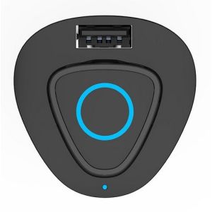 Car Bluetooth Headphones With 2.1 A Charger Intellingent 1-to-2 Multipoint