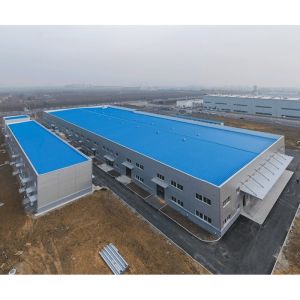 Prefab metal structural truss construction with free technical support