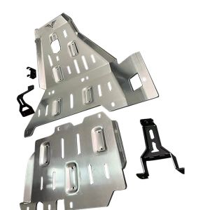 China 1810*870*8 mm Jeep Underbody Guard Sea Shipping Aluminum Alloy Engine Cover Skid Plate on sale