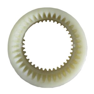Nylon Gear Flexible Coupling Parts Inner Ring White Color Customized Nylon
