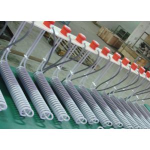 L Shaped 1 Phase Spiral PTFE Immersion Heater For Plating Tank Solutions