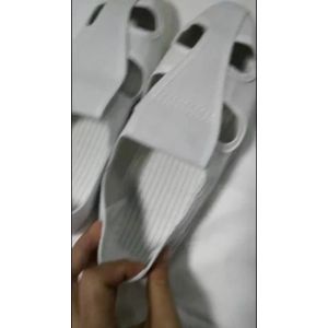 Cleanroom high quality antistatic pvc sole upper canvas anti slip esd work shoe