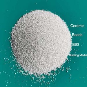 Cheap 700-900HV Hardness Ceramic Sandblasting Media For B20-B505 Boost Productivity for sale