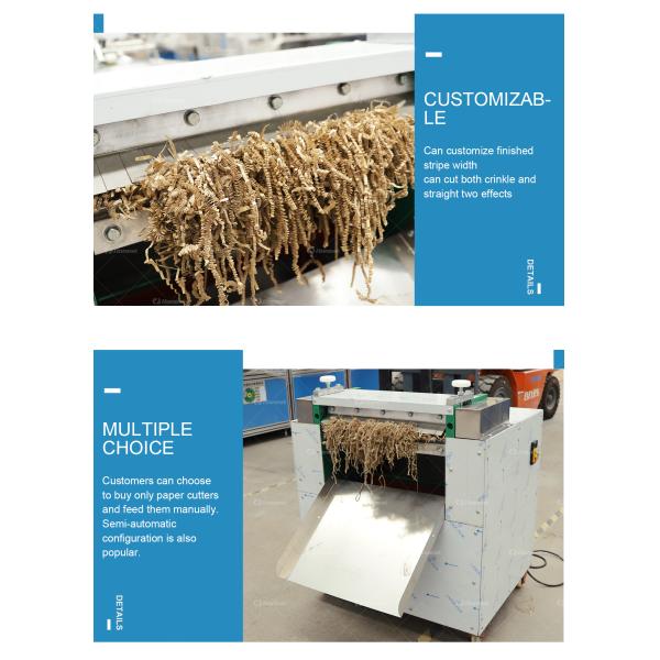 Crinkle Cut Paper Machine Gift Box Wrapping Paper Strips Making Machine Crinkle Paper Making Producing Machine