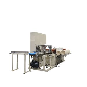Fully Automatic Maxi Roll Toilet Tissue Paper Band Saw Cutting Machine For Big