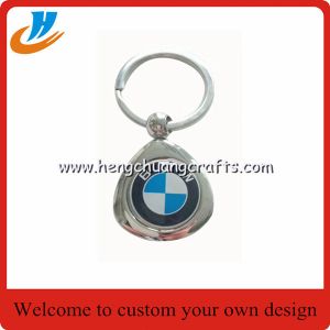 Car logo keychain metal car key chain leather car design keychains custom