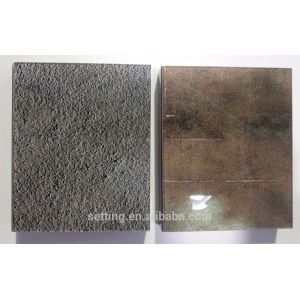 Acrylic glossy furniture panel in marble design