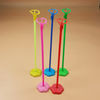 30g Balloon Decoration Accessories , 8CM Round Base Table Balloon Stick Stand