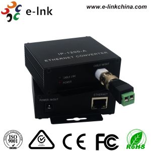 2 Wire Transceiver Ethernet Over Coax Converter Anti Interference Surge