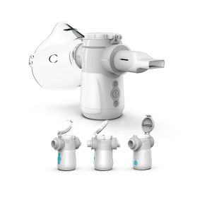 3μM Mesh Kids Nebulizer Machine Dual Channel Cough Breathing Inhaler Machine