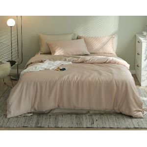 Pure Color 60S European Luxury Tencel Bedding Set Home Textile Product