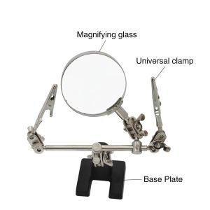 Worktable Welding Magnifier Electric Soldering Iron Shelf Base