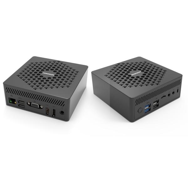 Quality RJ45 Gigabit LAN Fanless Mini PC Celeron N5100 CPU Quad Core HDMI VGA DP Ports wholesale