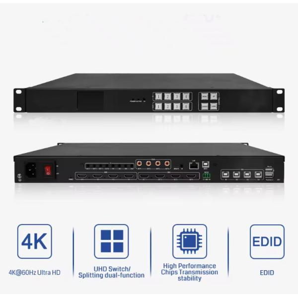 Quality 4K Video Processor for LED Display – 1x4/4x1 Splicing & Wall Split Support wholesale