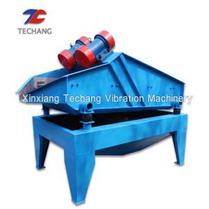China Linear Vibrating Screen With Dewatering Disliming Removing Medium Function on sale