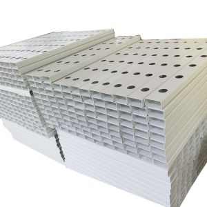 Mass Production Hydroponic NFT PVC Tube NFT Pipe System with 100mm*100mm Size