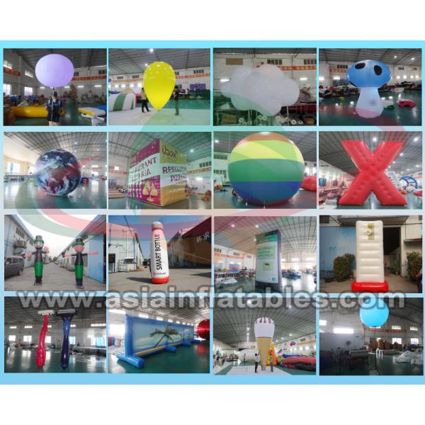 Festival Advertising Inflatables Flower Wedding Decoration With LED Changing Light