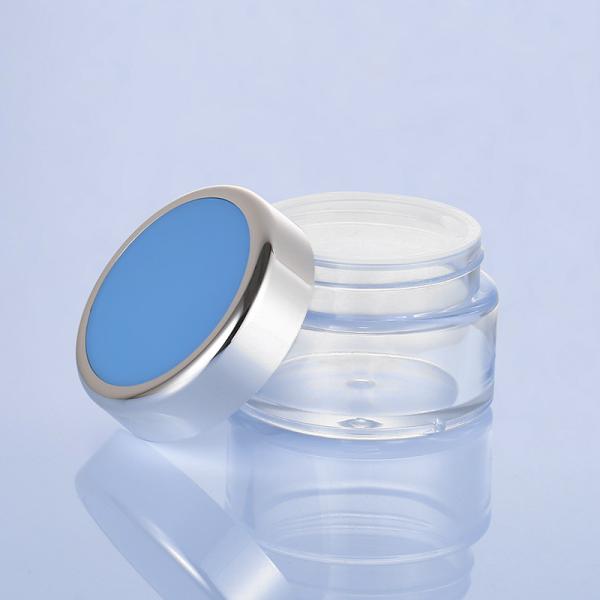Round Cream Packaging Jar 20g Acrylic Material UV Printing 50mm Width