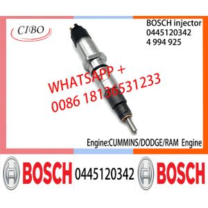 BOSCH 0445120342 Neutral Diesel Fuel Injector Assembly 0445120342 4994925 For