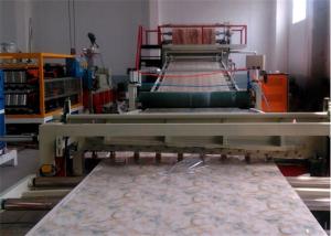 Cheap High Efficiency PVC Ceiling Decorative Panel Sheet Extrusion Line , PVC Decorative Board Making Machine With Twin Screw for sale