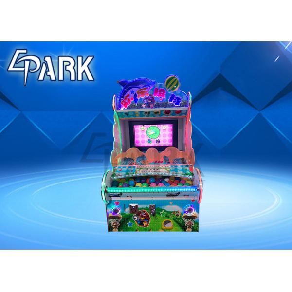 32 Inch Screen Amusement Game Machines Throw Ball / Happy Pitching Redemption