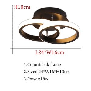 Small Mini LED Ceiling Light Aisle Lights Small Chandelier Hallway Lights(WH-MA