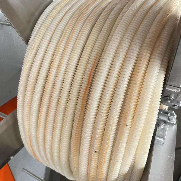 3 Cooling Zones Single Wall Corrugated Pipe Machine with 5 Heating Zones and PLC