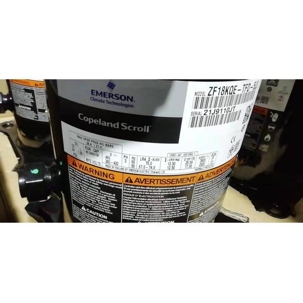 220V 3.5HP Copeland Hermetic Scroll Compressor ZB26KQE-PFJ-558 Copeland AC Compressor