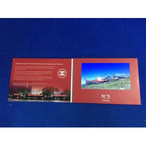 Cheap Full color printing A4 size video brochure with video screen 10'' LCD video advertising book for brand strategy for sale
